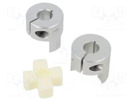 ELESA+GANTER Embrayage en aluminium Ø 20mm (Ø1: 8mm, Ø2: 8mm)​