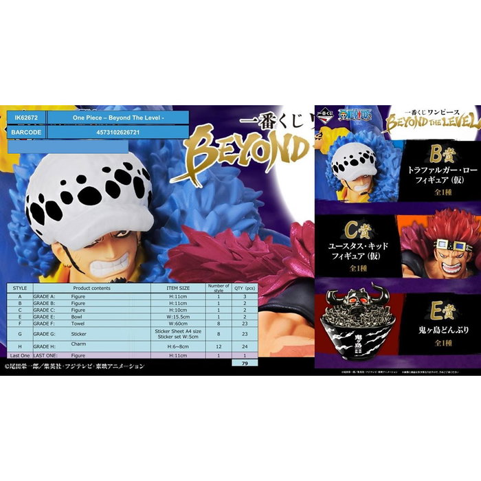 Ichiban Kuji One Piece Beyond The – Loterie de figurines et objets dérivés Ichiban Kuji One Piece Beyond The – Loterie de figurines et objets dérivés