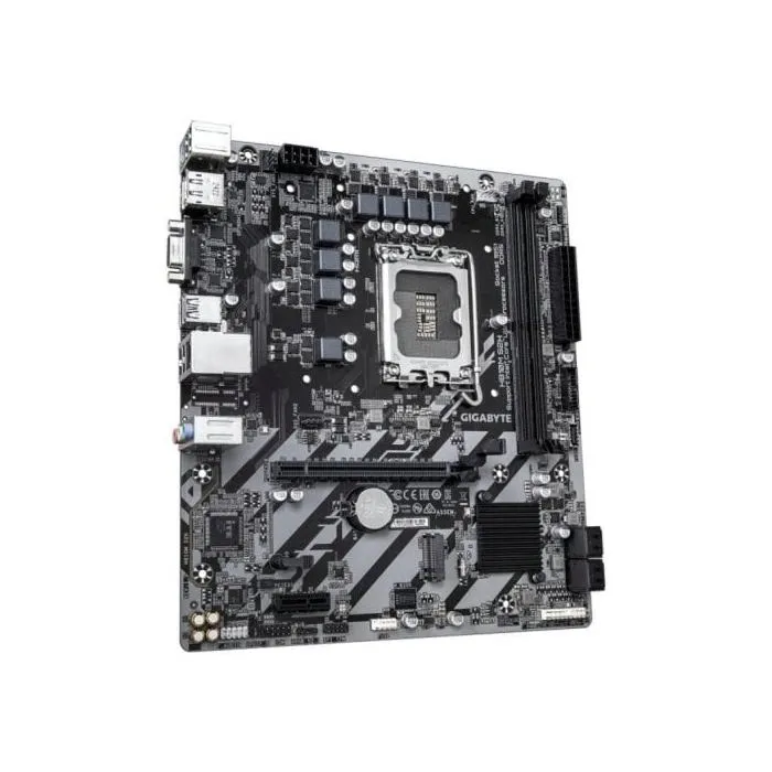 GIGABYTE Carte mère Micro-ATX H810M S2H - Chipset Intel H810 - Compatible DDR4 - Pour PC bureautique et multimédia