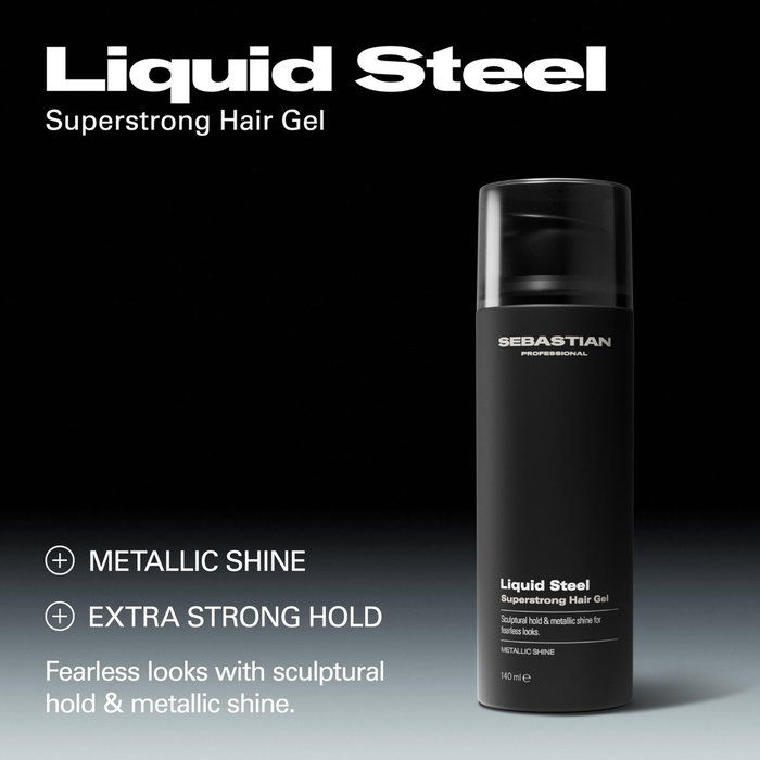 Sebastian Professionals Gel coiffant extra fort Liquid Steel 140 ml