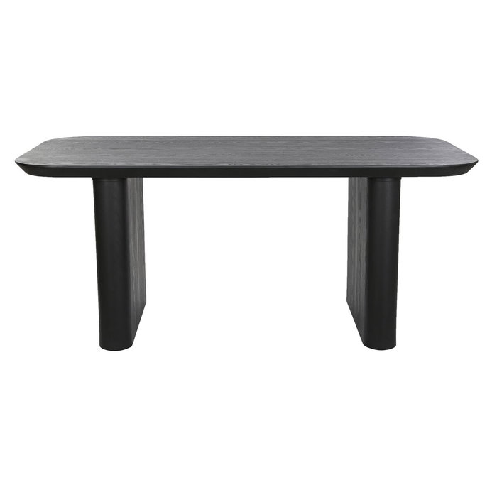 Home ESPRIT Table de Salle à Manger Noir Sapin