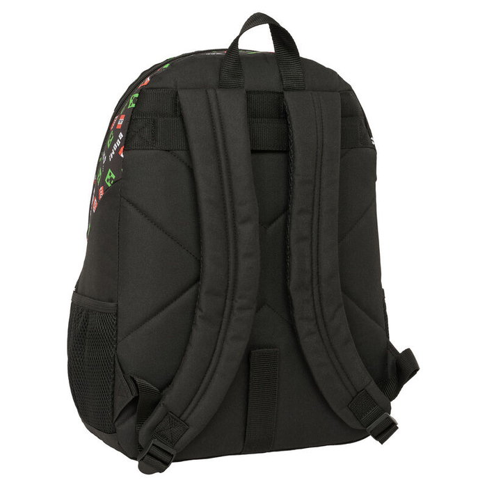 Safta Mochila à roulettes Minecraft 32x44x16 cm dès 3 ans