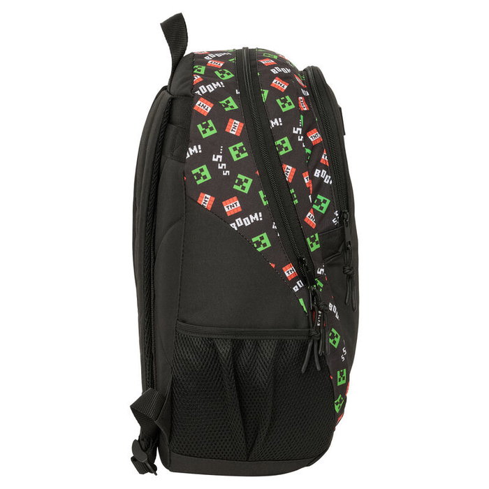 Safta Mochila à roulettes Minecraft 32x44x16 cm dès 3 ans
