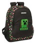 Safta Sac à dos Minecraft Noir 32 x 44 x 16 cm Adaptable