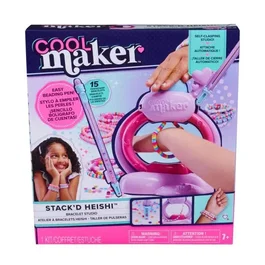 Spinmaster Atelier Créatif à Bracelets Heishi Cool Maker - Plus de 1200 Perles et Accessoires - Jeu Créatif pour Enfants dès 7 Ans