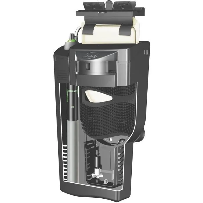 Tetra EasyCrystal Filterbox 600 - Filtre intérieur pour aquarium - 600 l/h - Pour aquariums de 50 à 150 litres - Filtration mécanique, biologique et chimique Tetra EasyCrystal Filterbox 600 - Filtre intérieur pour aquarium - 600 l/h - Pour aquariums de 50 à 150 litres - Filtration mécanique, biologique et chimique
