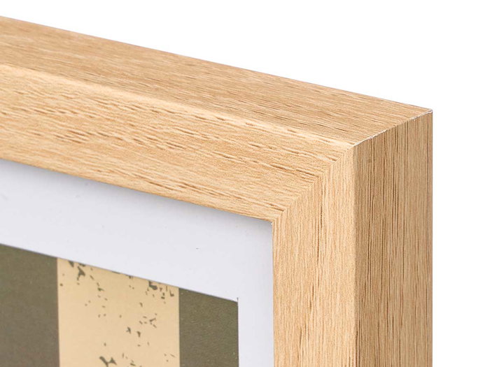 Giftdecor Porte-photo mural en bois MDF et verre avec passe-partout 15x20 cm naturel (Set de 12) Giftdecor Porte-photo mural en bois MDF et verre avec passe-partout 15x20 cm naturel (Set de 12)