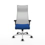 Piqueras y Crespo Chaise de Bureau Albacete Bleu et Blanc