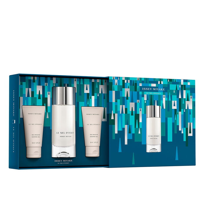 Issey Miyake Le Sel d'Issey Coffret 3 pièces Eau de Toilette 100 ml + Gel douche 50 ml + Gel douche 50 ml Homme
