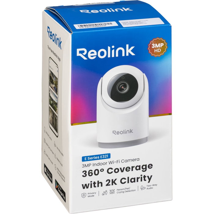 Reolink E series E321 Caméra d'intérieur - Blanc