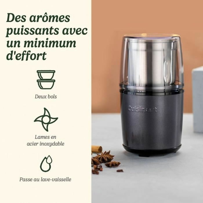 Cuisinart Moulin à épices SG21BE Bleu nuit Cuisinart Moulin à épices SG21BE Bleu nuit