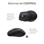 Subblim Combo Dual Office Prowave Black – Clavier et Souris sans Fil Bluetooth + USB, QWERTY Espagnol, Noir