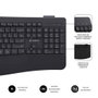 Subblim Combo Dual Office Prowave Black – Clavier et Souris sans Fil Bluetooth + USB, QWERTY Espagnol, Noir