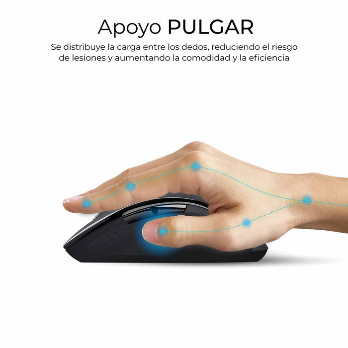 clavier et souris Subblim SUBKBC-DCOPW2 Noir