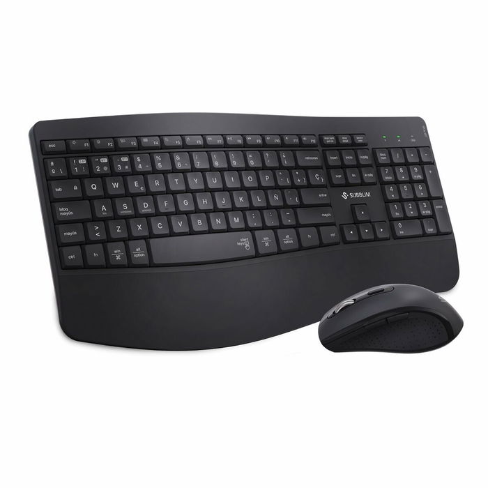 clavier et souris Subblim SUBKBC-DCOPW2 Noir