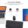 clavier et souris Subblim SUBKBC-DCOPW2 Noir