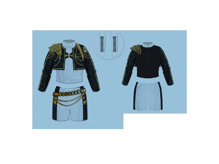 Rubies - Déguisement Kpop Rumi Golden Deluxe pour fille 11-13 ans / 142-154 cm, Age minimum recommandé : 36 mois, Taille vêtement : 11-13 ans