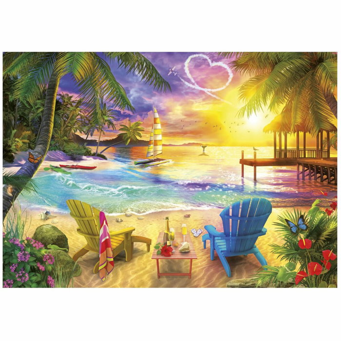 Educa Puzzle Plage d'Amour - 1000 pièces Educa Puzzle Plage d'Amour - 1000 pièces