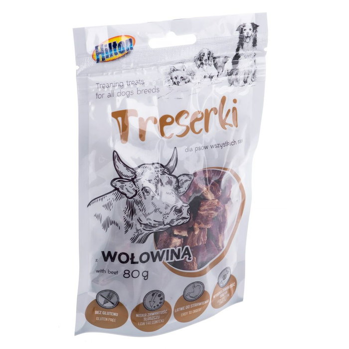 Hilton Snack pour chiens Veau et Viande de bœuf 80 g