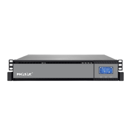 Phasak PH 9315 UPS On-Line 1500 VA 1200 W Rack 19 Pouces 2U Double Conversion LCD