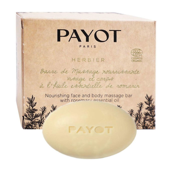 Payot Pain de Savon de Massage Nourrissant Herbier à l'Huile Essentielle de Romarin
