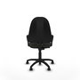 PIQUERAS Y CRESPO Chaise de bureau Algarra en tissu noir avec mécanisme de contact permanent
