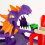 Color Baby Pista Dragon Pit Garaje avec 1 Voiture