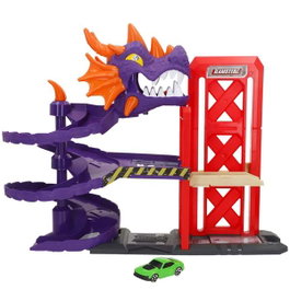 Color Baby Pista Dragon Pit Garaje avec 1 Voiture