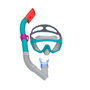 Bestway Ensemble Masque et Tuba Adulte avec Valve de Purge - Multicolor