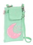 Blackfit8 Monedero portamovil reciclado "Moon" 10x19 cm - Portefeuille porte-monnaie avec compartiment téléphone recyclé