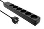 MicroConnect Multiprise EDB danoise 6 prises noire avec câble de 3 m