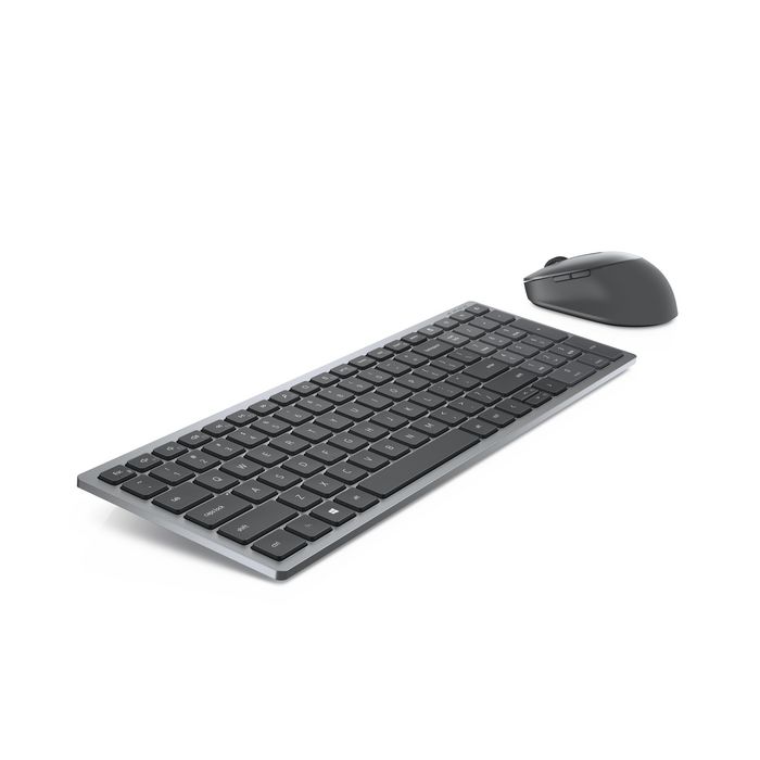 Dell KM7120W - Kit Clavier Compact et Souris Professionnel avec Disposition de Clavier Belge (AZERTY)
