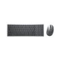 Dell KM7120W - Kit Clavier Compact et Souris Professionnel avec Disposition de Clavier Belge (AZERTY)