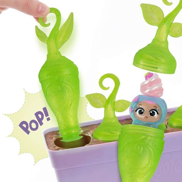 Bizak Pop Surprise Mega Set - 5 capsules avec 4 bébés, accessoires et surprises - Jouet en espagnol pour enfants dès 3 ans