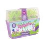 Bizak Pop Surprise Mega Set - 5 capsules avec 4 bébés, accessoires et surprises - Jouet en espagnol pour enfants dès 3 ans
