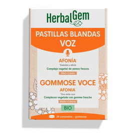 HERBALGEM Pastilles molles pour la voix BIO