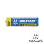 WOLFPACK LINEA PROFESIONAL Piles Lithium AA rechargeables USB-C (4 unités)