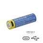 WOLFPACK LINEA PROFESIONAL Piles Lithium AA rechargeables USB-C (4 unités)
