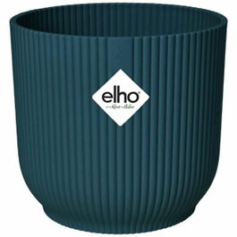 Elho Pot de fleurs Rond VIBES - Ø22 cm - Bleu foncé
