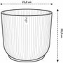 Elho Pot de fleurs Rond VIBES - Ø22 cm - Bleu foncé