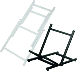 QUIKLOK Soporte pour amplificateur avec réglage d'angle Noir Acier 305x405 mm Pliable