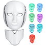 Paloma Beauties Masque Facial LED 7 Couleurs pour Photothérapie - Soins Visage Anti-âge, Acné, Teint Uniforme