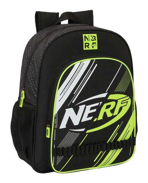 Safta Mochila Junior Adapt.Carro Nerf Get Ready, Sac à dos pour enfant, dimensions 32 x 38 x 12 cm, pour 3 ans et plus Safta Mochila Junior Adapt.Carro Nerf Get Ready, Sac à dos pour enfant, dimensions 32 x 38 x 12 cm, pour 3 ans et plus