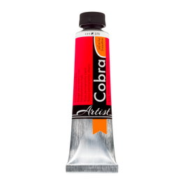 Cobra Artist Color Peinture à l'huile miscible à l'eau Rouge Permanent Clair 370, 40 ml