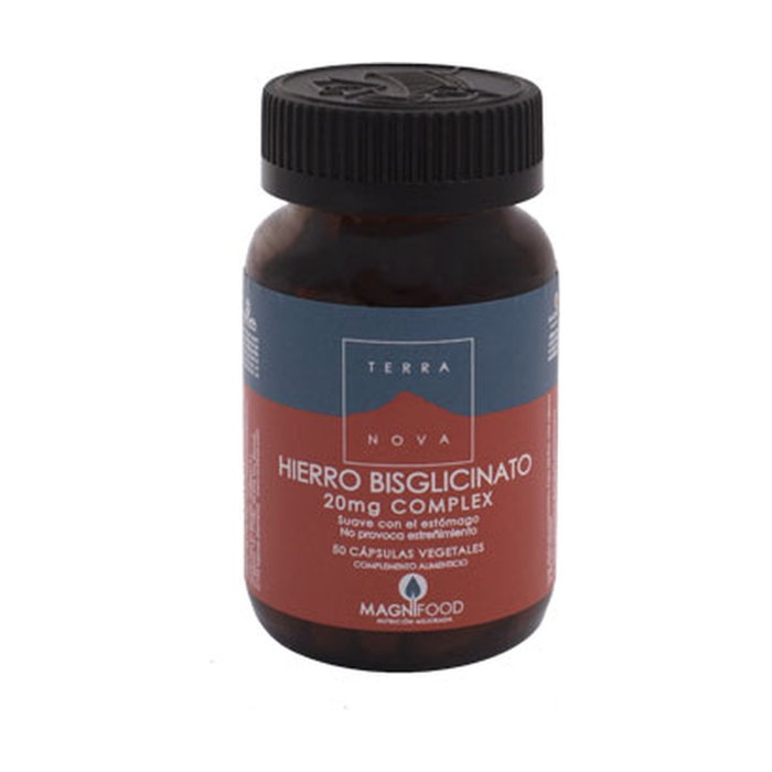 TERRANOVA Fer Bisglycinate 20 mg, 50 Capsules