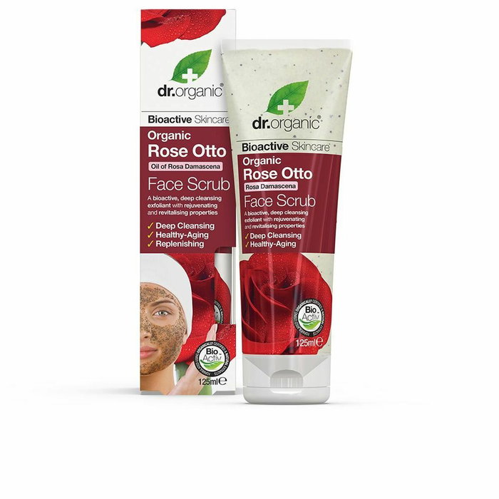 Dr. Organic Exfoliant Facial Rosa de Damasco 125 ml Dr. Organic Exfoliant Facial Rosa de Damasco 125 ml