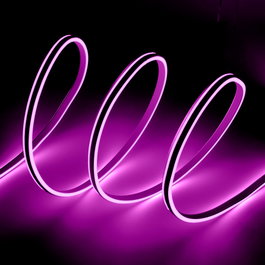 Ruban LED Néon Flex Double Émission Rosé 6W 220VAC 8x18mm