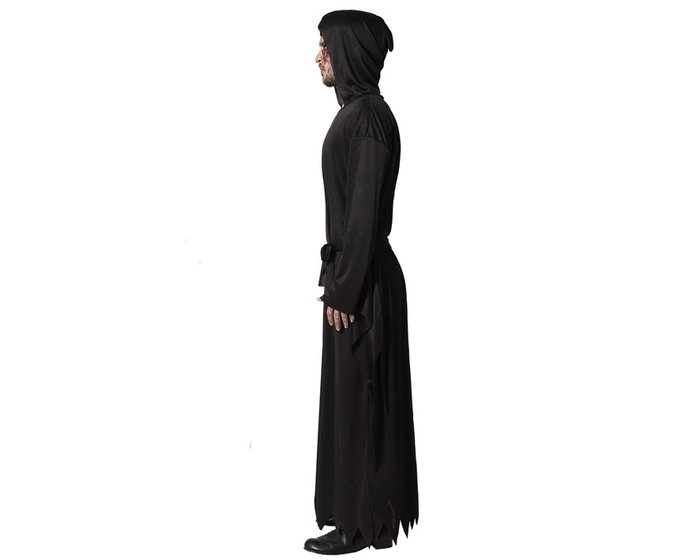 Atosa Déguisement Zombie Encapuché Homme Noir Adulte XL