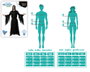 Atosa Déguisement Zombie Encapuché Homme Noir Adulte XL