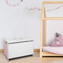 Home Deco Kids Coffre à jouets LUNA rose 60x36,5x39 cm